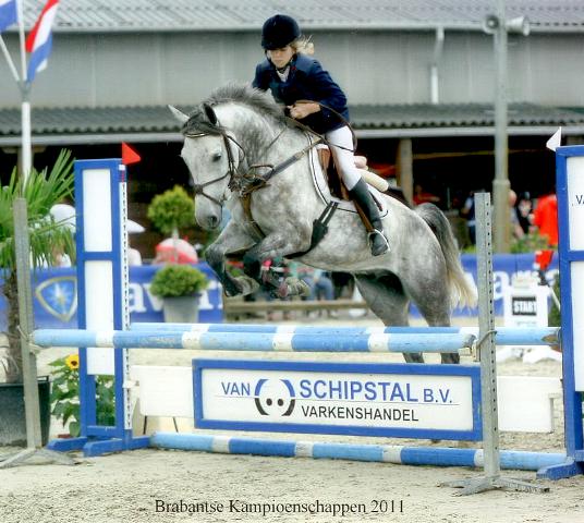 Brabantse kampioenschappen 2011 Bo van Gorkum met Hero Lianka